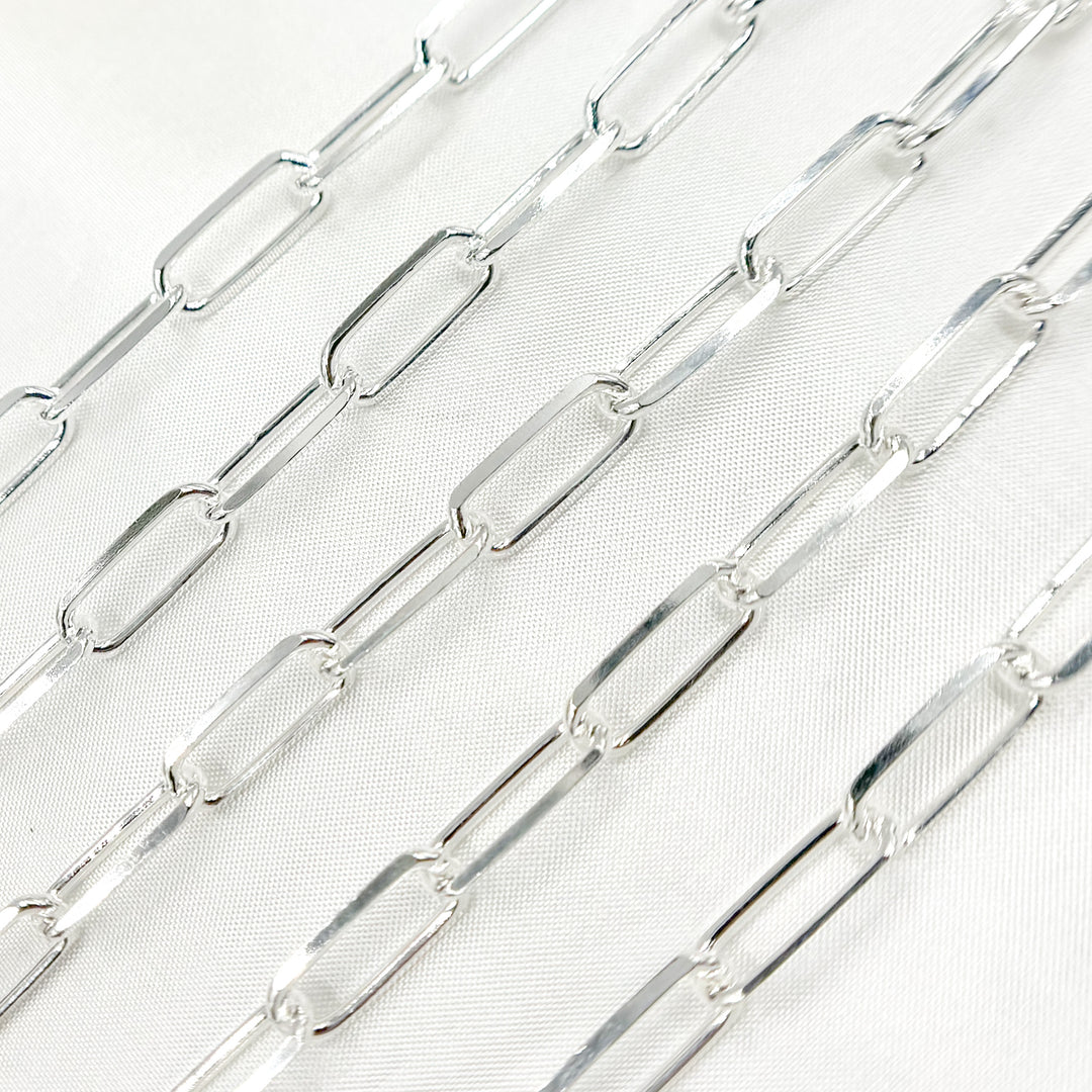 Y105DSS. Sterling Silver Paperclip Chain