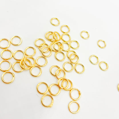 Close Gold Plated Jump Ring