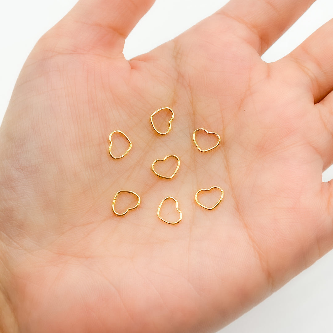 V294MGF. 14k Gold Filled Heart Charm