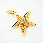 Load image into Gallery viewer, DC397. Diamond Sterling Silver Star Pendant

