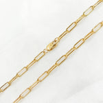 Load image into Gallery viewer, 2903GFNecklace. 14k Gold-Filled Smooth Paperclip Necklace
