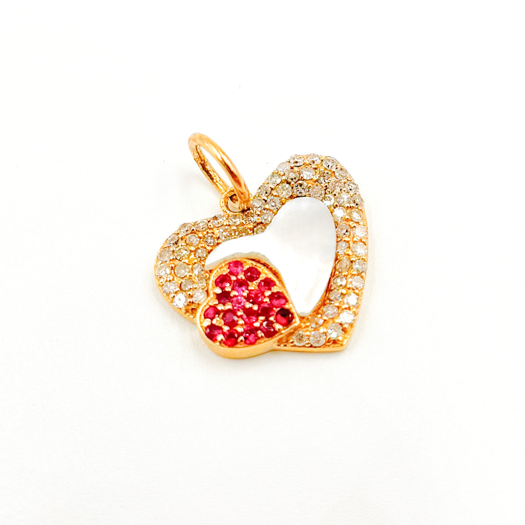 14K Gold Heart Pendant