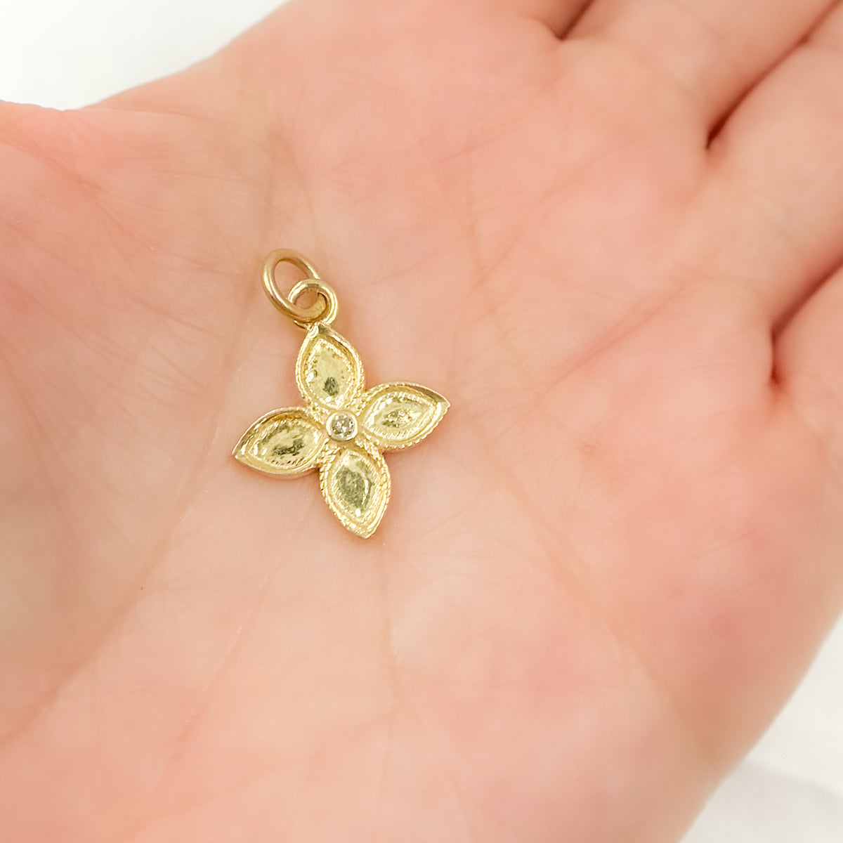 Shop Now Sterling Silver Flower Pendanto