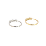 Load image into Gallery viewer, 14k Solid Gold Baguette Diamond Bars Ring. RN406669
