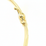 Load image into Gallery viewer, Bangle16. 14K Solid Gold Matte Textured Bangle