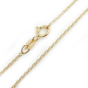 14K Yellow Gold Cable Necklace
