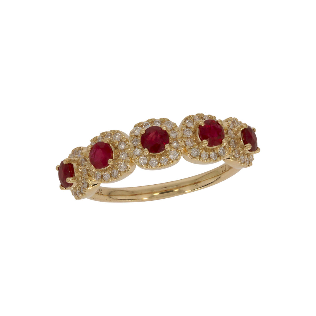RAF02558. 14K Solid Gold Diamond Ring