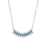 Load image into Gallery viewer, 14K Solid Gold Diamond and Gemstone Necklace
