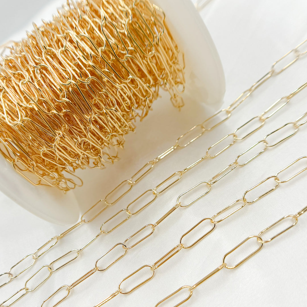 768GF. 14K Gold Filled Paperclip Chain