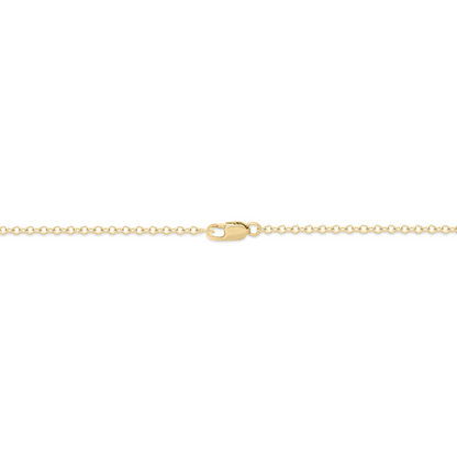 NFH71797PL. 14K Solid Gold Diamond and Gemstone Dangles Hearts Necklace