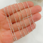 Load image into Gallery viewer, 925 Sterling Silver Figaro Chain. 2031CSS
