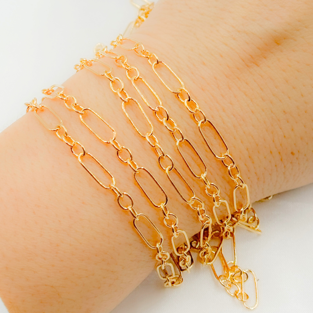 283GF. 14k Gold Filled Long and Short Link