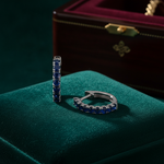 Load image into Gallery viewer, EHZ57608. 14K Solid Gold Gemstone Huggies