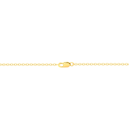 Gold Emerald Rectangle Necklace