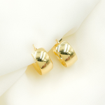 Load image into Gallery viewer, GER94. 14K Solid Gold Smooth Hoop Earrings
