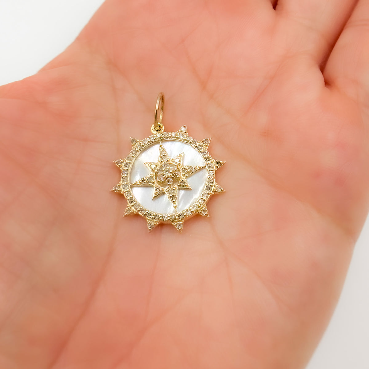 14K Gold Star Pendant