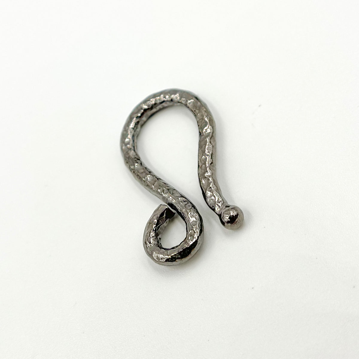 Black Rhodium Sterling Silver Hook Clasp