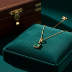 Load image into Gallery viewer, CMZ00366EM6X4. 14K Solid Gold Rectangular-Shaped Emerald Charm