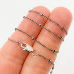 Load image into Gallery viewer, Oxidized Sterling Silver Satellite Necklaces
