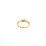 Load image into Gallery viewer, 14K Solid Gold Diamond and Emerald Snake Ring. RFD17774EM
