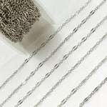 Load image into Gallery viewer, 1175OX. Oxidized Sterling Silver Flat Marina Chain
