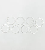 Load image into Gallery viewer, BS4-SS. Sterling Silver Circle Shape Connector 25mm
