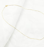 Load image into Gallery viewer, 030R08BL4L024. 14K Solid Gold Flat Cable Chain
