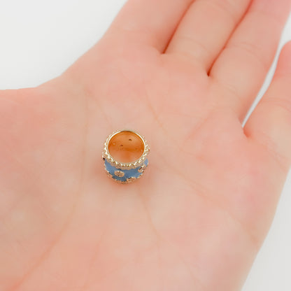 Buy 14K Solid Gold Fancy Ring Charm