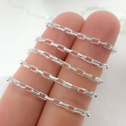 Y130DCSS. Sterling Silver Diamond Cut Box Chain