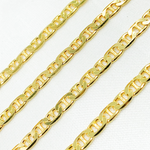 Load image into Gallery viewer, Y65GP. Gold Plated 925 Sterling Silver Flat Marina Chain
