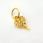 Load image into Gallery viewer, DC125. Diamond Sterling Silver Heart Charm
