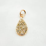 Load image into Gallery viewer, DC296. Diamond Sterling Silver Drop Charm
