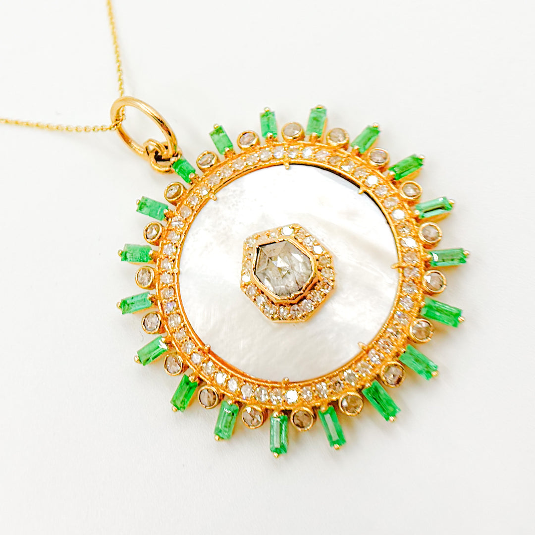 Shop Now 14K Gold Round Pendant