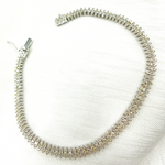 Load image into Gallery viewer, RSOJBR7043WG. 14K White Gold Bracelet with Diamond Leaves