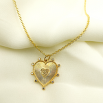 Load image into Gallery viewer, GDP47. 14K Solid Gold Diamond Heart Charm
