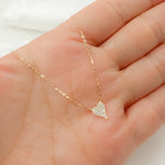 Load image into Gallery viewer, 14k Solid Gold Diamond Heart Necklace. NT402989
