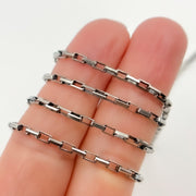 Shop Now Oxidized Sterling Silver Box Chain