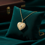 Load image into Gallery viewer, PHD38835. 14K Solid Gold Diamond Heart Shape Necklace