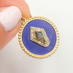 Load image into Gallery viewer, Buy 14K Gold Round Pendant