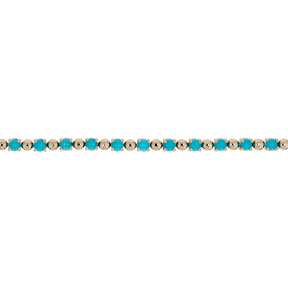 BFZ61262. 14K Solid Gold Gemstone Bracelet