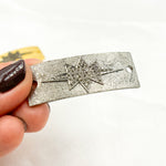 Load image into Gallery viewer, DC964. Diamond &amp; Sterling Silver Rectangle Star Connector
