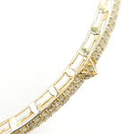 Load image into Gallery viewer, 14K Solid Gold Bangle with Diamonds. KG97
