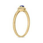 Load image into Gallery viewer, RFB17775BS. 14k Solid Gold Diamond and Blue Sapphire Eye Ring
