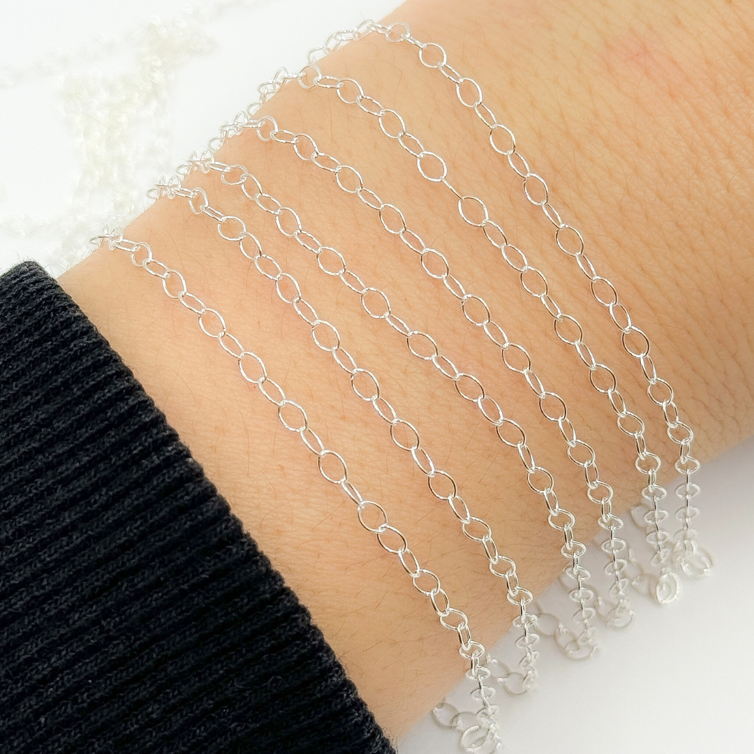 Sterling Silver Cable Chain