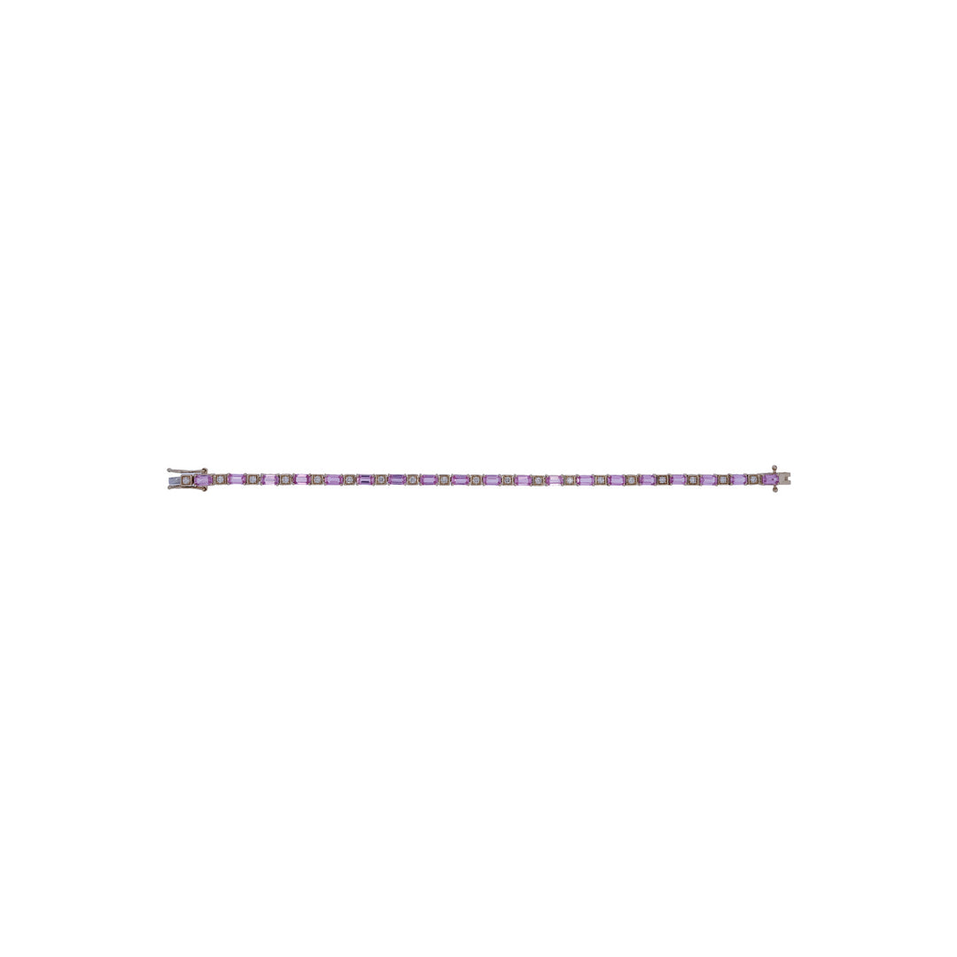 CB97288PS5X3. 14K Bracelet Pink Sapphire