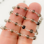 Load image into Gallery viewer, AN7. Andalusite Sterling Silver Wire Chain
