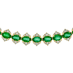 Load image into Gallery viewer, CN96415. 14K Solid Gold Diamond and Gemstone Necklace