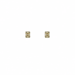 Load image into Gallery viewer, ER414694. 14K Solid Gold Diamond Baguette Stud Earrings