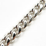 Load image into Gallery viewer, Z73SS. Sterling Silver Flat Curb Chain
