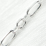 Load image into Gallery viewer, 925 Sterling Silver Diamond Cut Paperclip Link Chain. Y40SS
